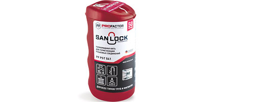 SAN-LOCK<sup>®</sup>, полиамидная нить, пропитанная силиконом, 50 м