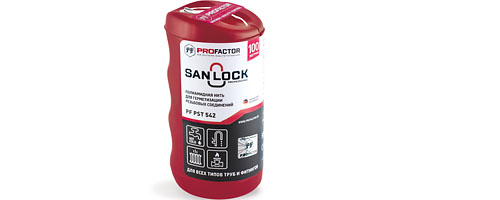 SAN-LOCK<sup>®</sup>, полиамидная нить, пропитанная силиконом, 100 м
