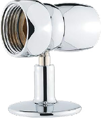 Концевик декоративный с ручным воздухоотводчиком на телескопическом кронштейне